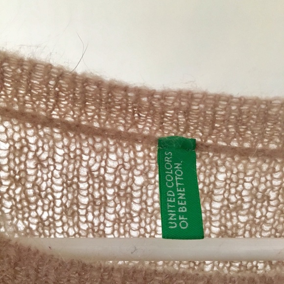 United Colors, color block sweater pink caramel - Picture 2 of 6